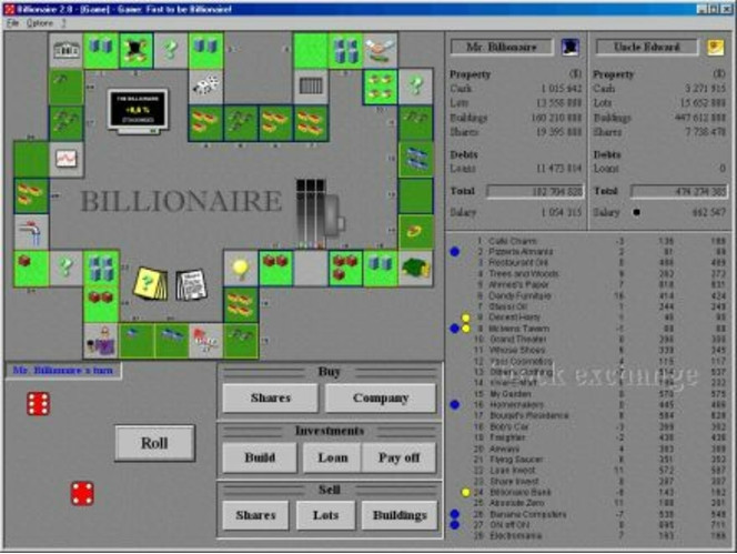 Billionaire I screen