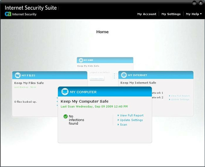 CA Internet Security Suite Plus v7 screen 1