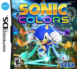 Sonic Colours - jaquette DS