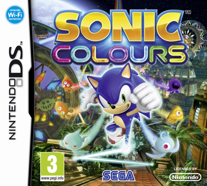 Sonic Colours DS - jaquette
