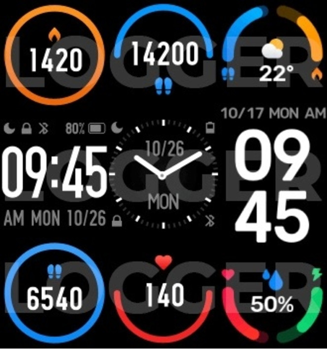 Xiaomi Mi Band 6 watchface