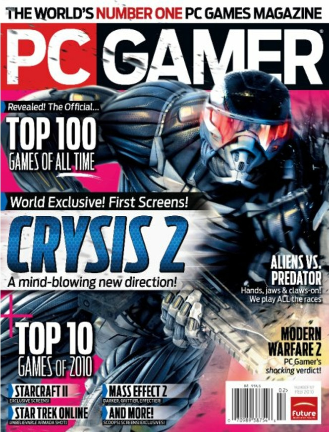 PC Gamer Fevrier 2010 - couverture
