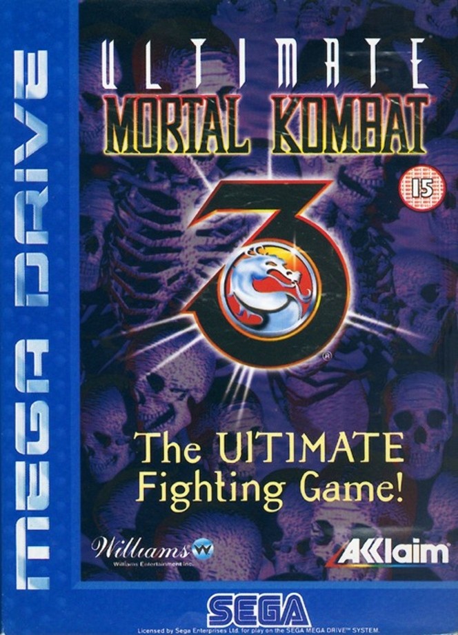 Ultimate Mortal Kombat 3 - jaquette Mega Drive
