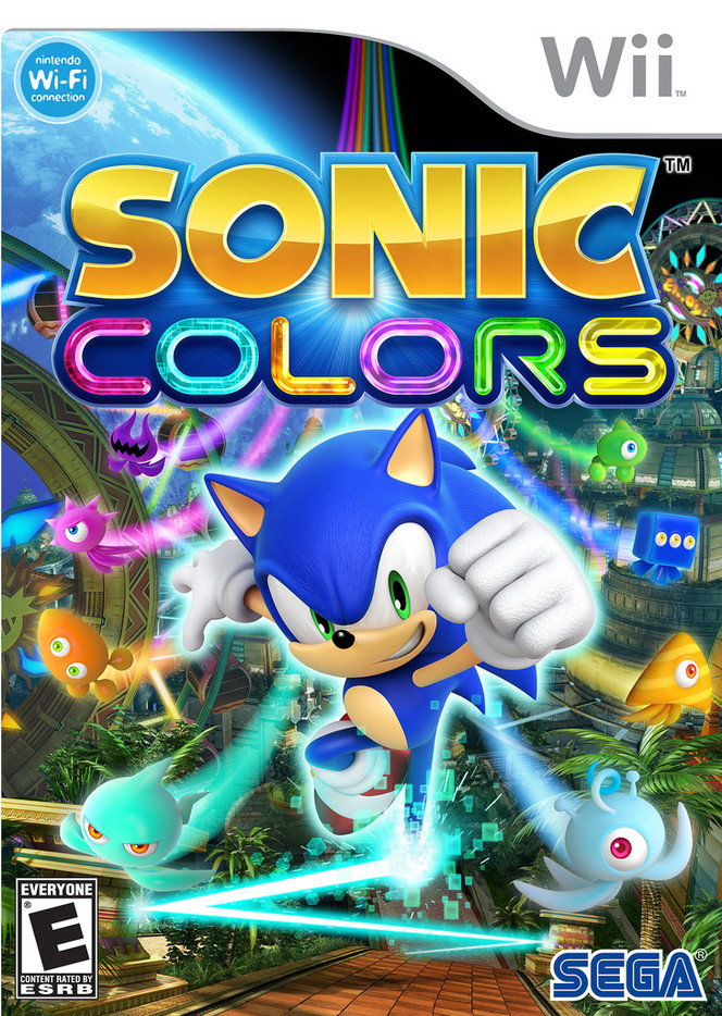 Sonic Colours - jaquette Wii