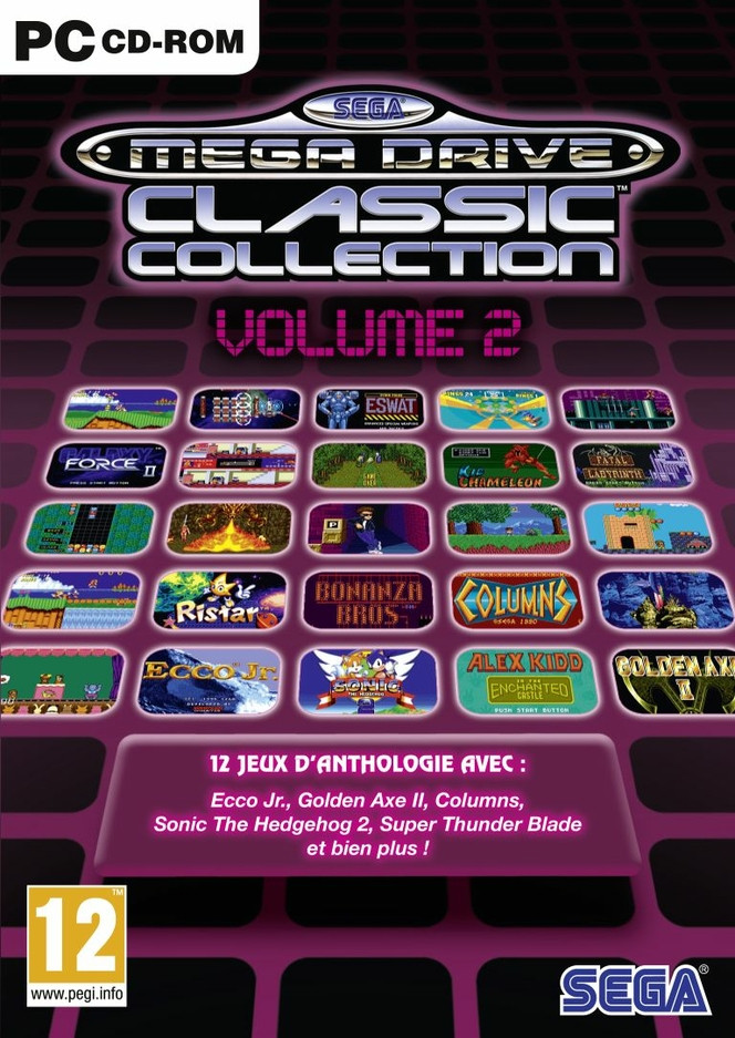SEGA Mega Drive Classic Collection Vol.2 - jaquette PC