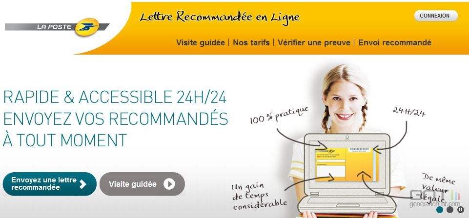 lettre recommandee en ligne la poste