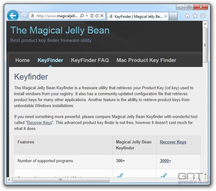 jelly bean keyfinder windows 10