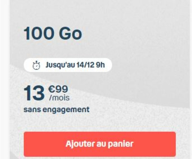 B&You forfait mobile 100 GO