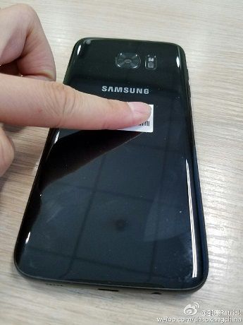 Galaxy S7 noir brillant
