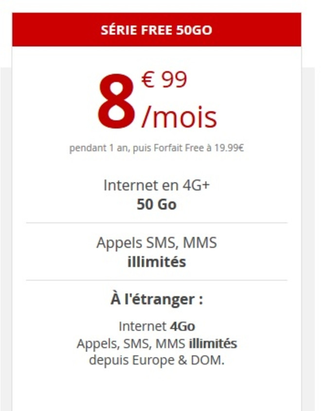 Free Mobile itinÃ©rance 4G