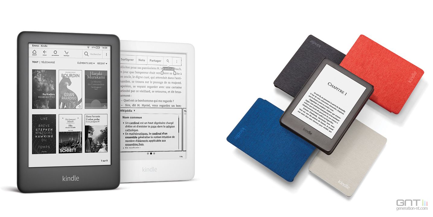 Avec offres spéciales Kindle maintenant avec un éclairage frontal intégré Blanc