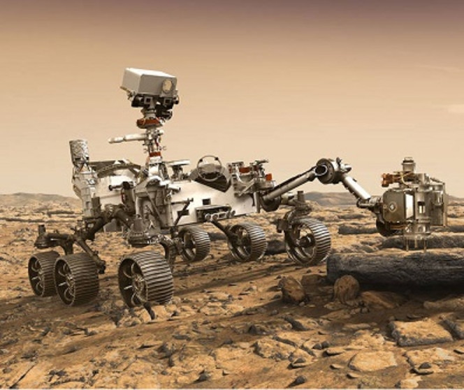 NASA Mars 2020 rover vignette