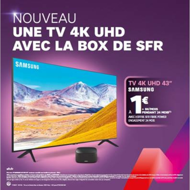 SFR Box TV Samsung