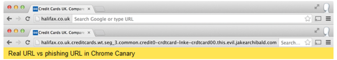 Chrome-Canary-URL-legitime-phishing