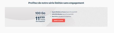 betyou forfait mobile 100 Go