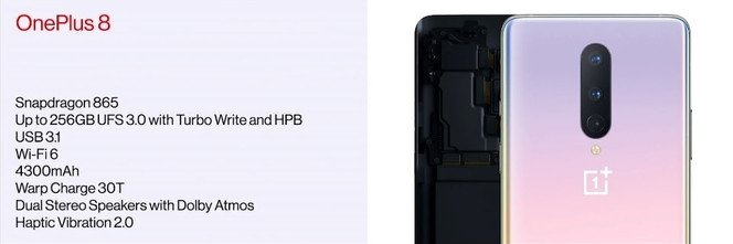 OnePlus 8 specs