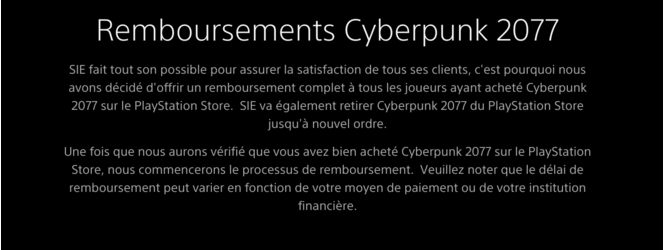 Cyberpunk 2077 Playstation Store