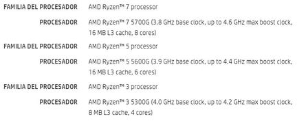 AMD Ryzen 5000 APU Zen 3 Desktop