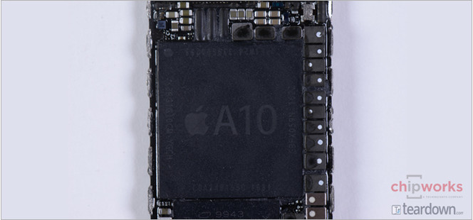 Apple A10 Fusion Chipworks