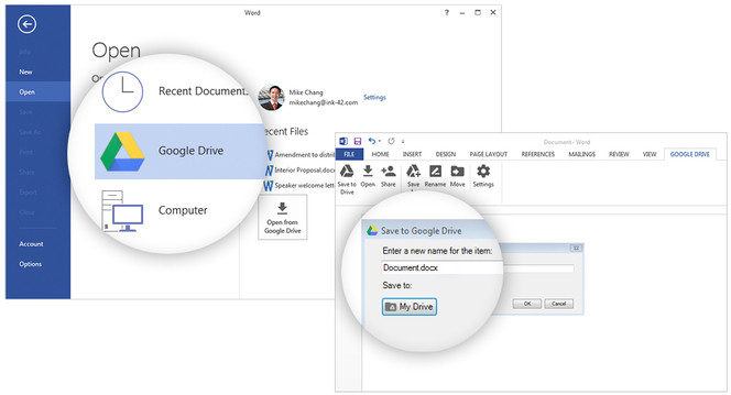 Plugin-Google-Drive-Microsoft-Office