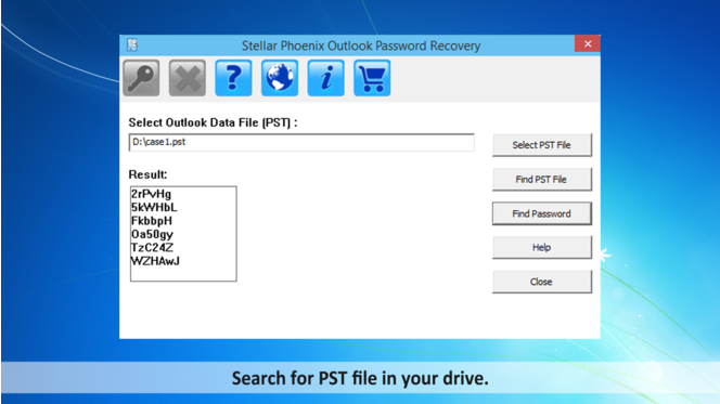 Stellar Phoenix Outlook Password Recovery-2