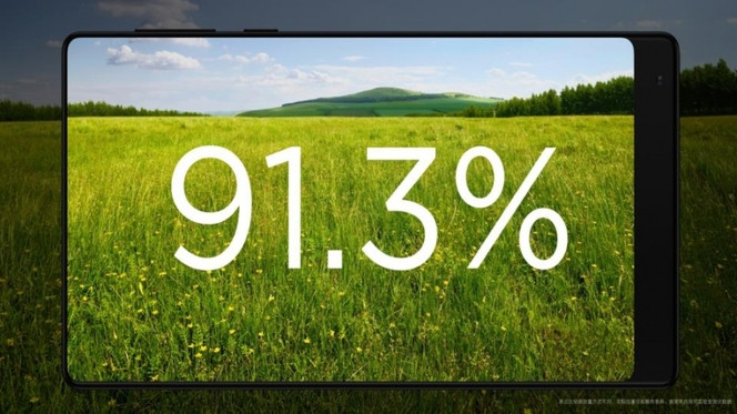 Xiaomi Mi MIX screen body ratio