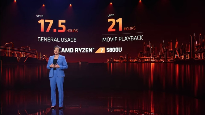 AMD Ryzen 5000 Mobile autonomie