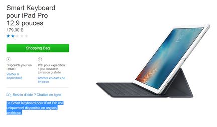 Smart keyboard iPad Pro 9,7