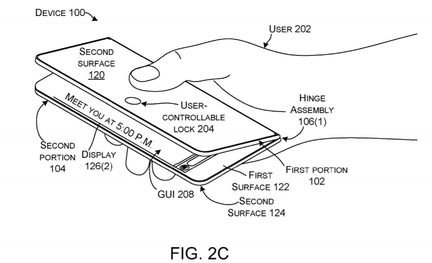 Surface phone brevet