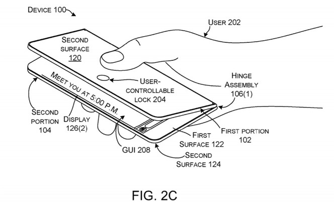 Surface phone brevet
