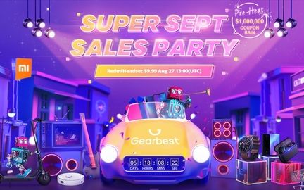 Gearbest Super Sept Sales Party