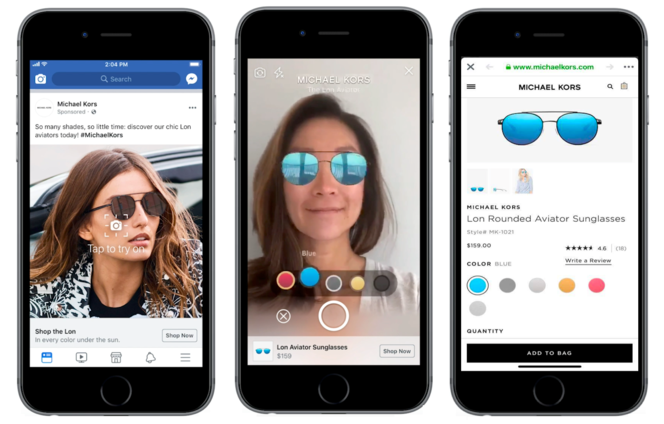 Facebook-pub-realite-augmentee-lunettes-soleil