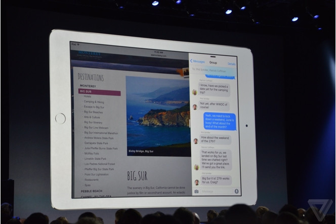 Apple iPad multitache