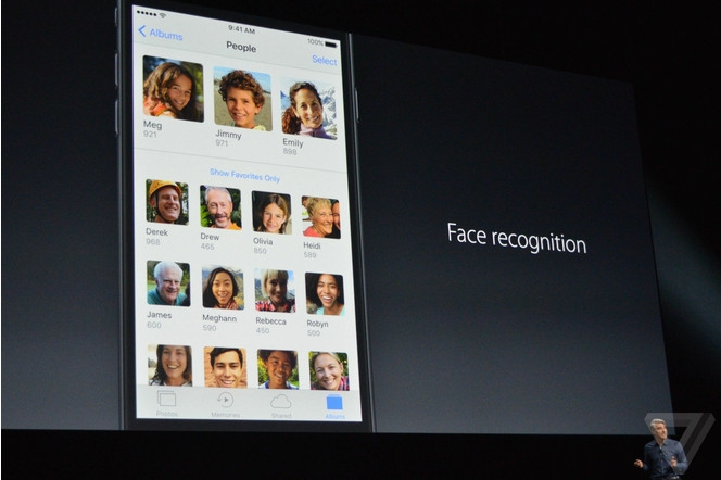 iOS 10 reconnaissance faciale