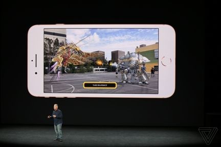 iPhone 8 realité augmentée