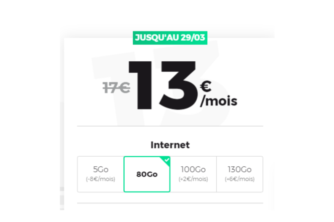 Forfait mobile red by sfr 