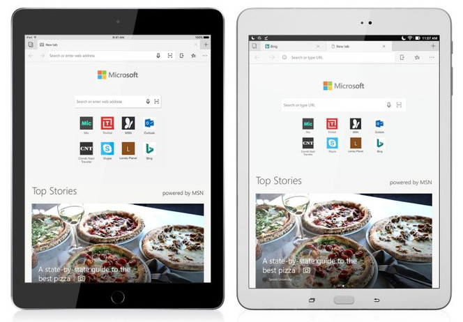 Microsoft Edge Disponible Sur Ipad Et Tablettes Android