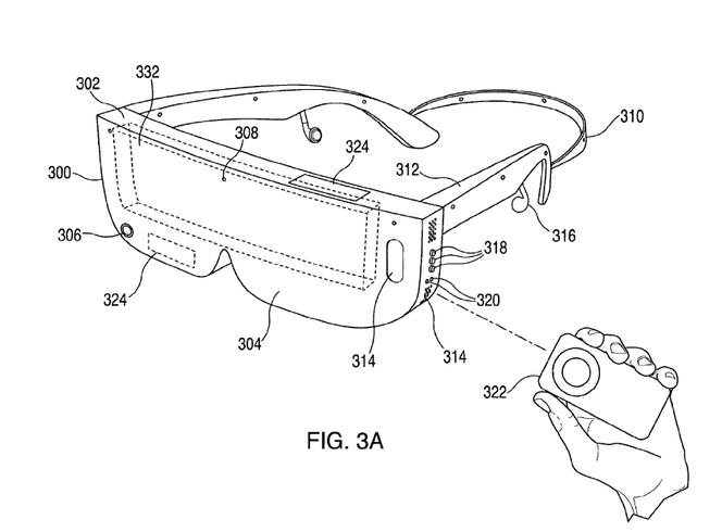 Apple casque VR brevet