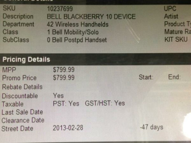 BlackBerry 10 lancement smartphone