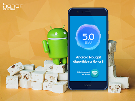 Android Nougat Honor 8