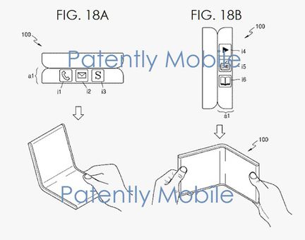 Samsung brevet ecran pliable