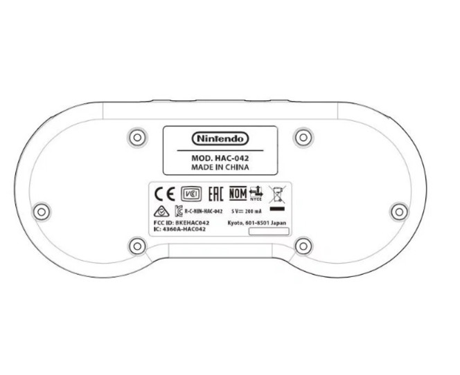 Nintendo Switch SNES manette