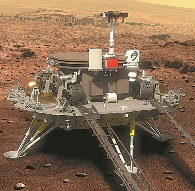Chine rover Mars