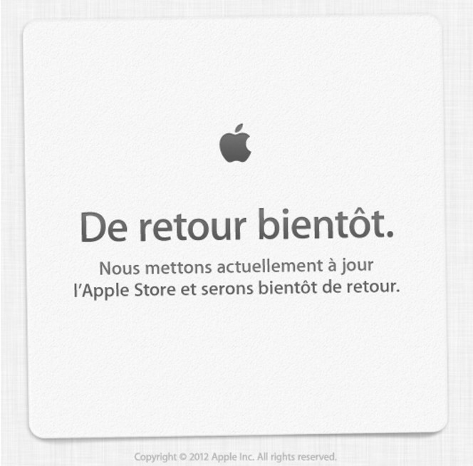 Apple store out
