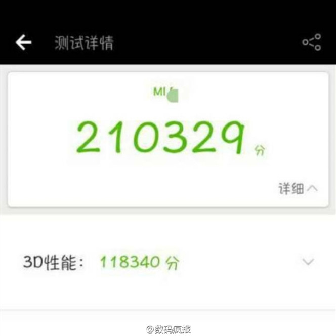 Xiaomi Mi 6 benchmark