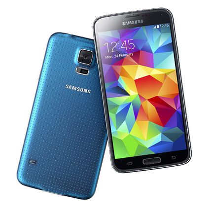 Samsung Galaxy S5 bleu