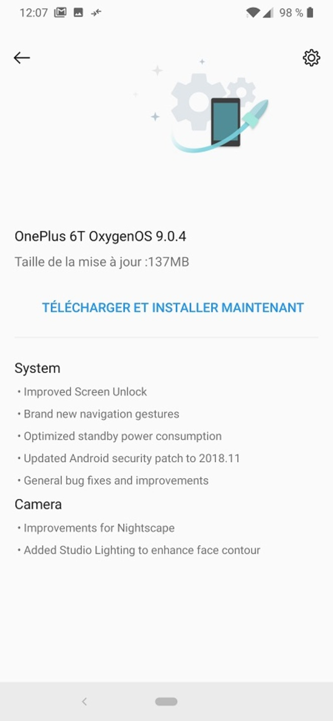 OnePlus 6T OxygenOS