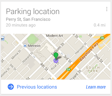 Google-Now-emplacement-stationnement