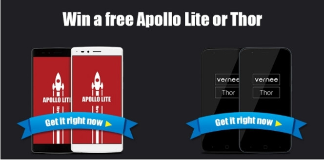 Vernee free smartphone