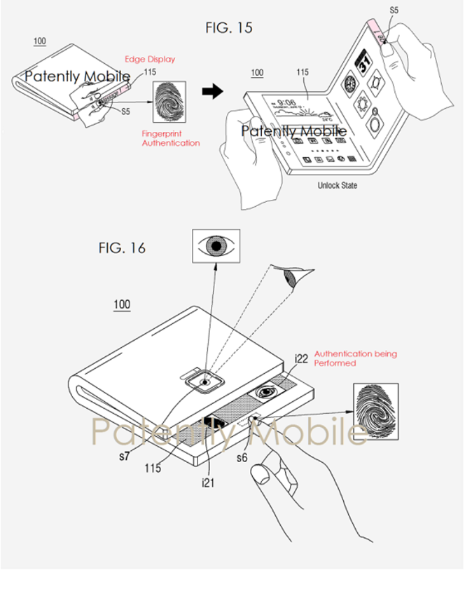 Samsung brevet ecran repliable